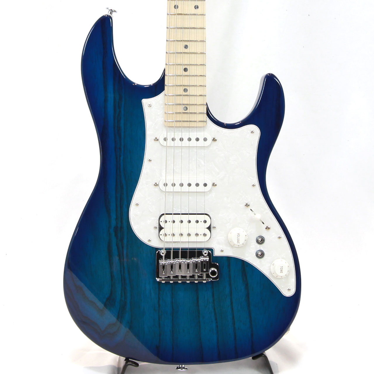 FgN フジゲン EOS2-ASH-M SBB See-through Blue Burst 国産 エレキ