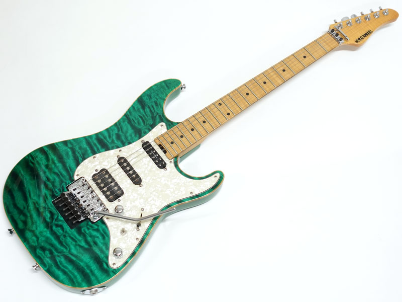 SCHECTER シェクター EX-4-22-CTM-FRT / See-Thru Green < Used / 中古