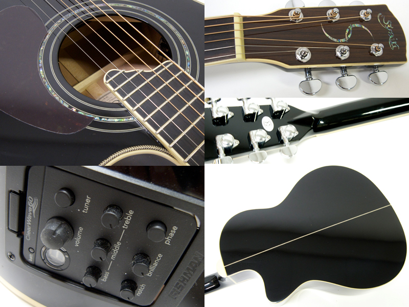 S.Yairi エスヤイリ YE-5M BK 【エレアコ アコースティックギター