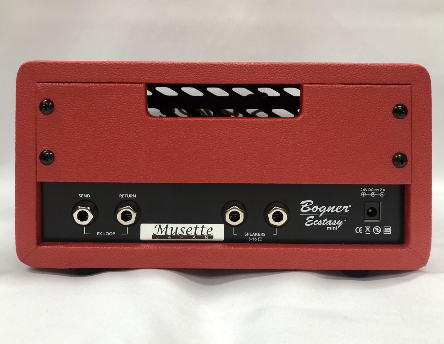 Bogner ボグナー ECSTASY Mini Red Tolex / Metal Grill [White Knobs