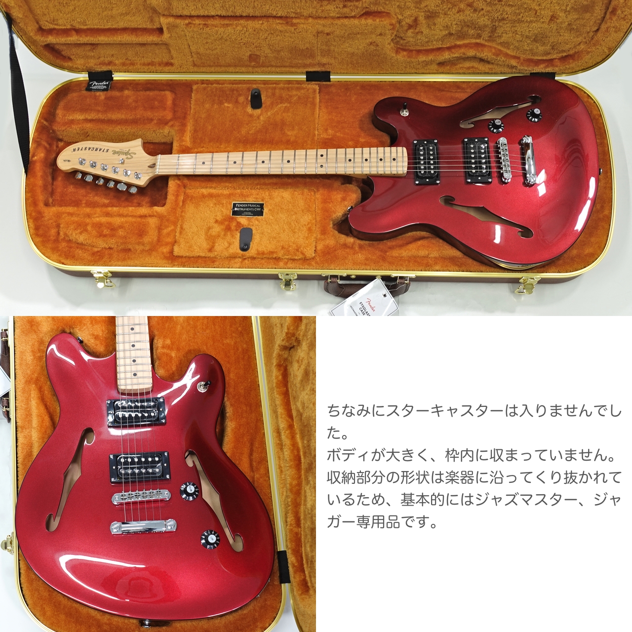 Fender フェンダー Eyeglass Case Jazzmaster / Jaguar エレキギター用
