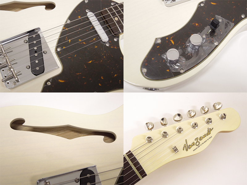 Vanzandt ヴァンザント TLV-Thinline Custom / White Blonde #8187