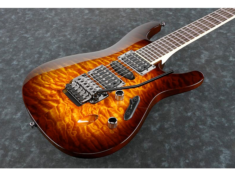 Ibanez アイバニーズ S670QM DEB エレキギター 薄ボディ Sシリーズ