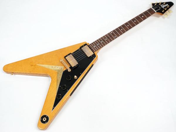 Gibson Custom Shop 1958 Korina Flying V Reissue (Black Pickguard
