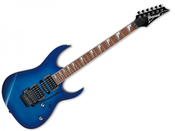 Ibanez アイバニーズ RG370FMZ SPB エレキギター Sapphire Blue 送料