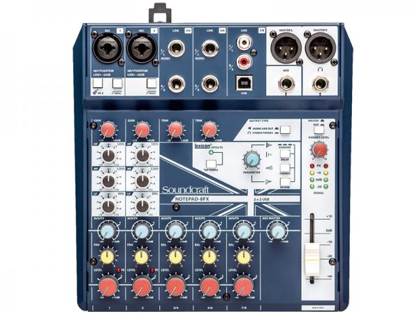 SOUND CRAFT サウンドクラフト Notepad 8FX ◇ 8ch小型ミキサー