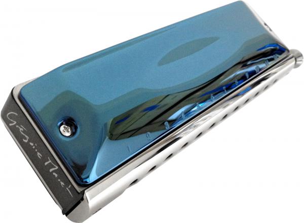 SUZUKI スズキ G-48 クロマチックハーモニカ グレゴア マレ ブルー 12