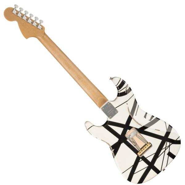 EVH イーブイエイチ Striped Series 78 Eruption White with Black