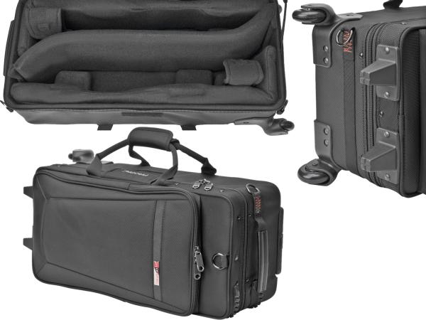 PROTEC プロテック IP301DWL トランペット ダブルケース ブラック