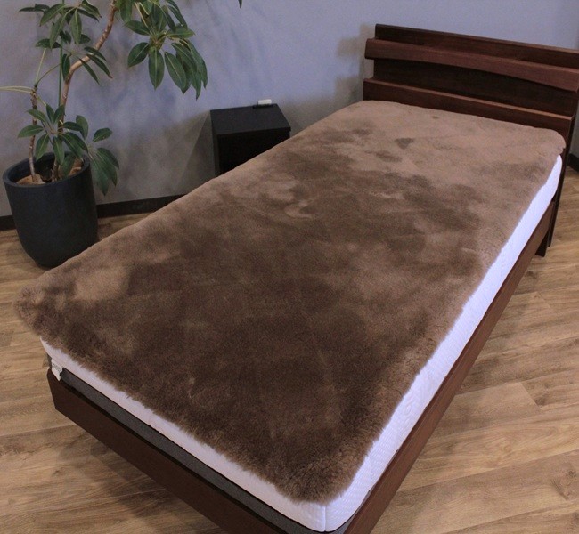 ムートンシーツ クリンプシーツ 日本ムートン 最高級 高密度 35mm 巻き