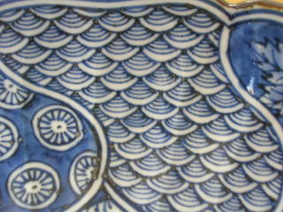 清水焼 壱楽窯 祥瑞花鳥大皿