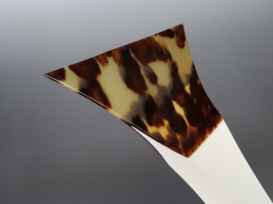 地唄用鼈甲撥（一枚物）・極上