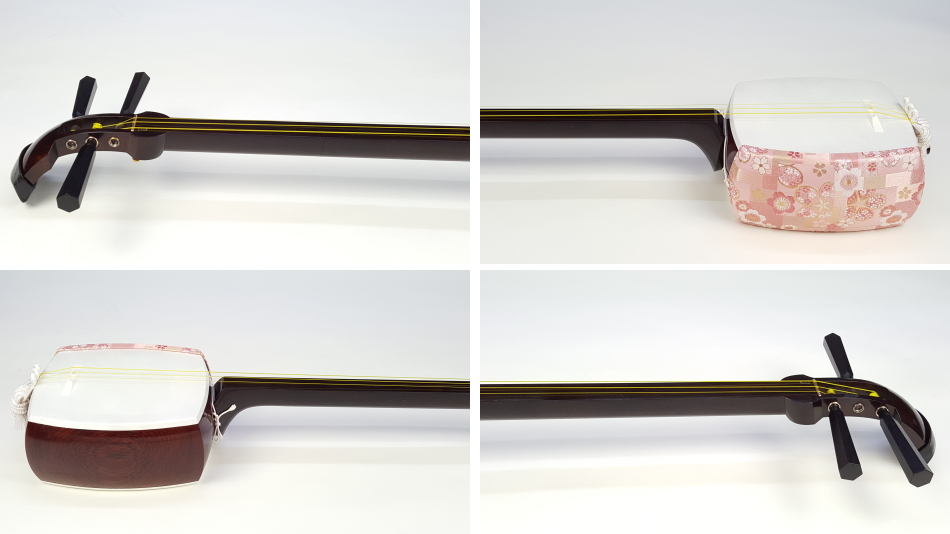 中古三味線】民謡紅木三味線・短棹（厳選品）【和楽器市場】