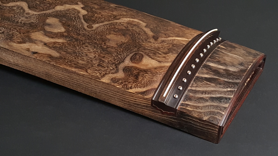 厳選中古品 琴）くり甲琴・玉縁紅木巻 WKT-TKOTO16【和楽器市場・本館】