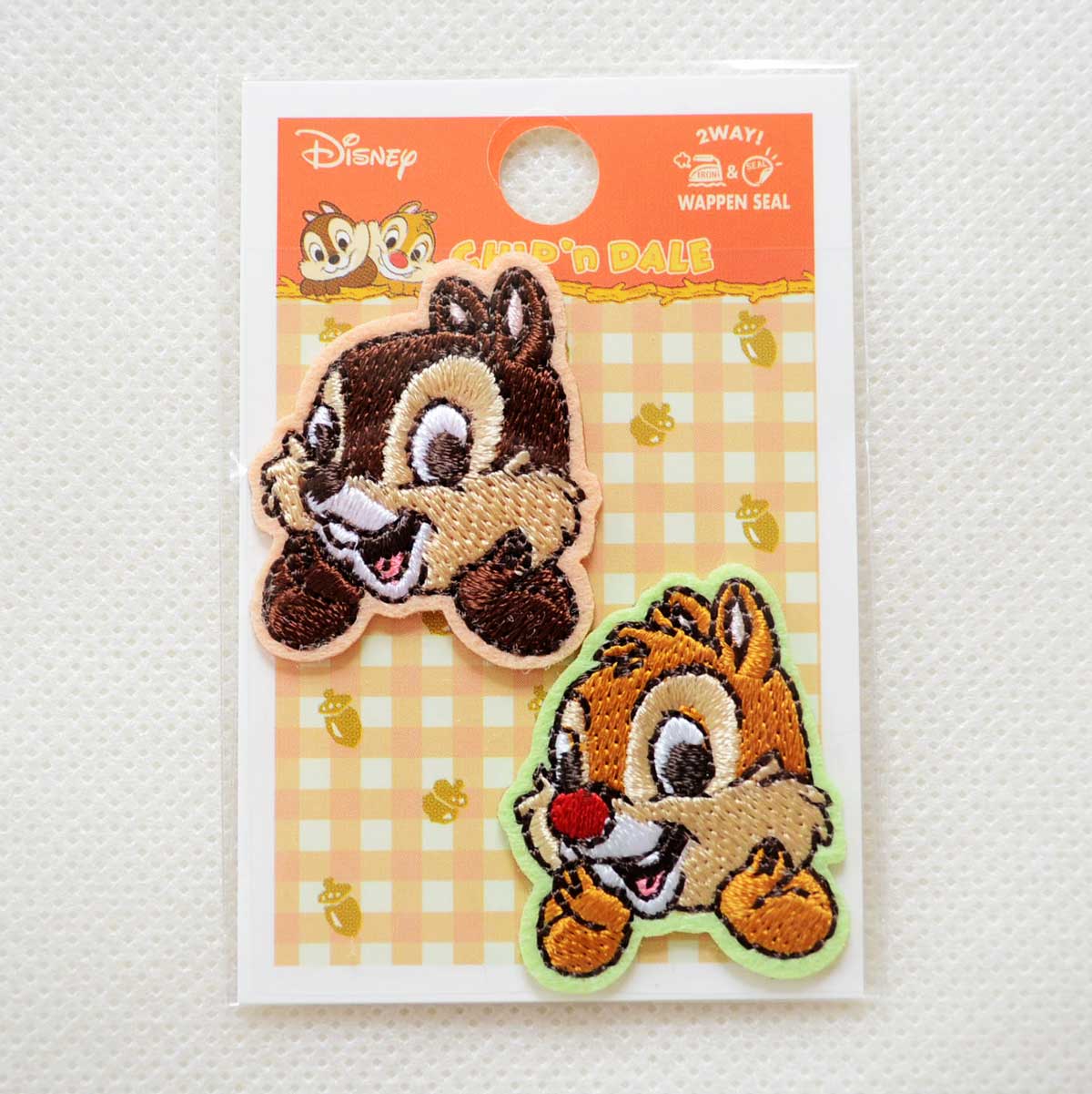 ワッペン チップ と デール ディズニー アイロン シール おしゃれ 大人