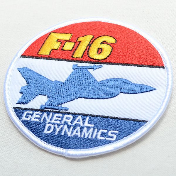 ミリタリーワッペン F-16 General Dynamics アメリカ空軍(戦闘機