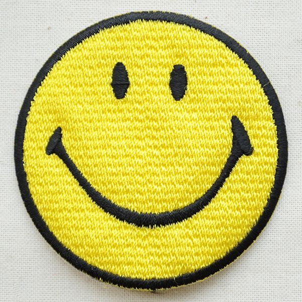 ワッペン スマイルマーク/スマイリーフェイス(スタンダード