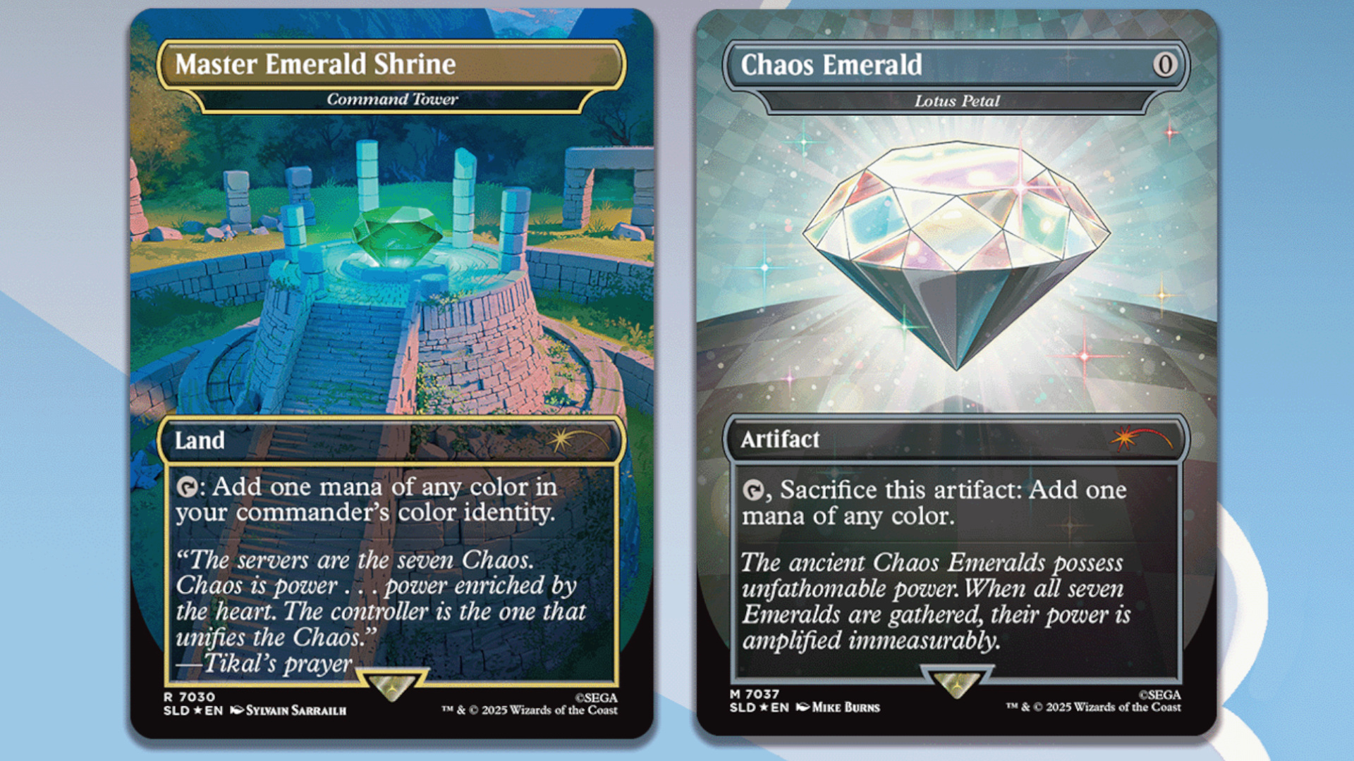 Chaos Emerald Foil 水蓮の花びら ソニック Sonic MTG 英)【Foil