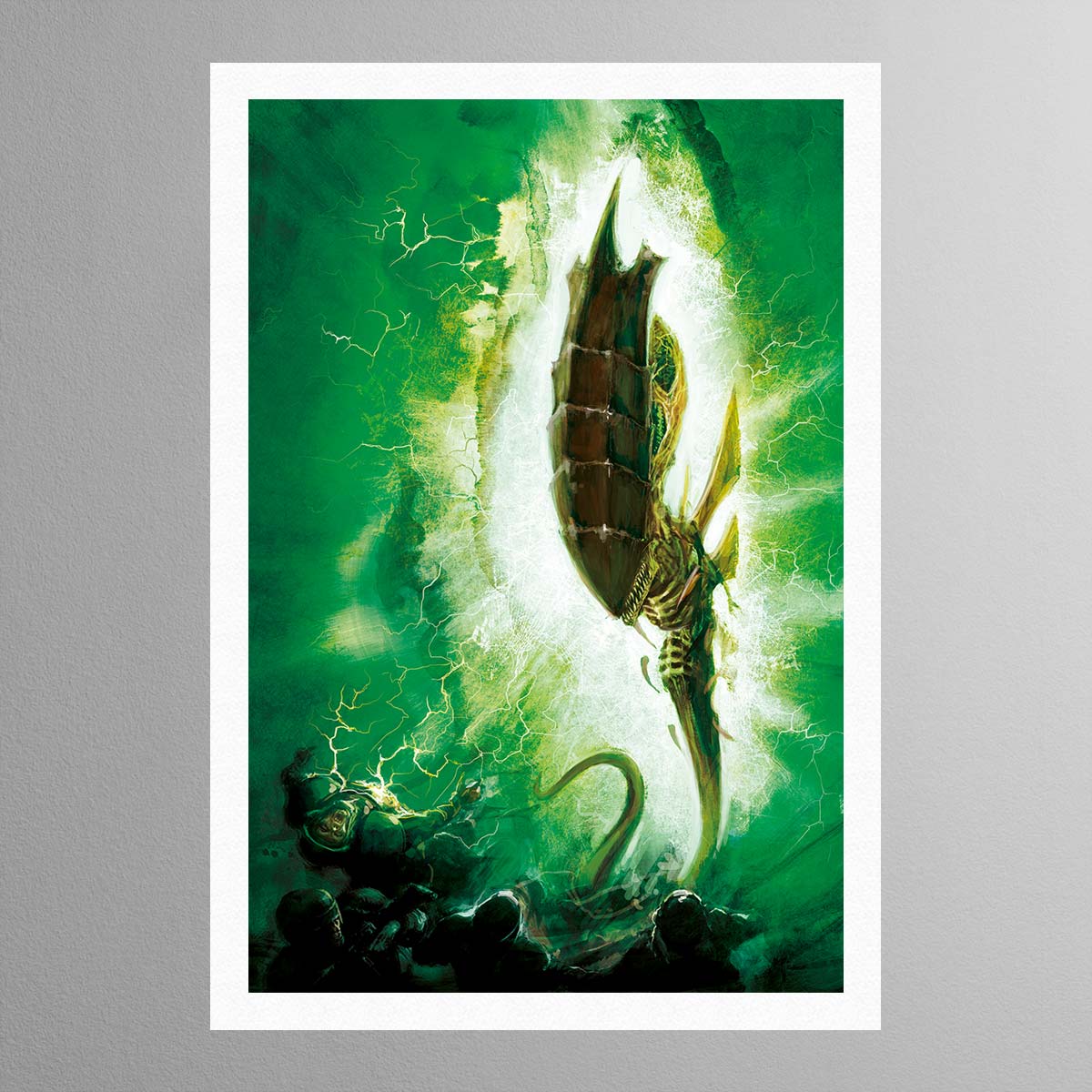 Tyranid Art Zoanthrope Art Print – Warhammer 40K Collectible
