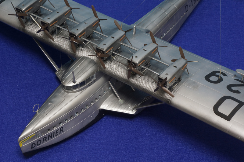 連載ドイツ機（No.34） ドルニエDo-X（大滝1/144） ＜飛行機プラモデル