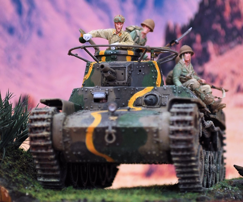 日本陸軍97式中戦車 (ドラゴン 1/35) ＞ 誌上個展＞2023年8月号