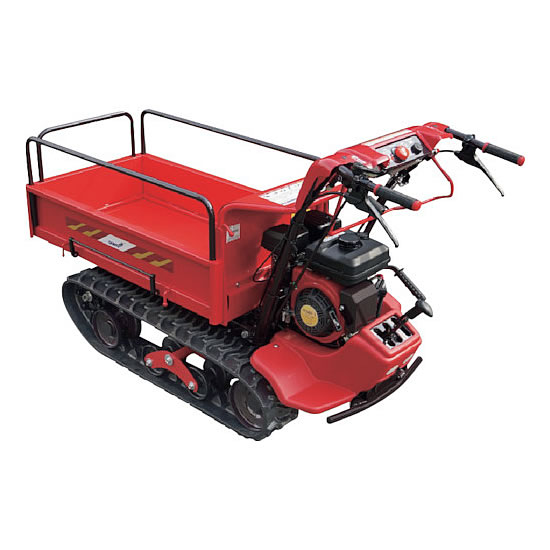 エンジン式小型クローラー運搬車（手動ダンプ・箱型三方開）/M645PLH