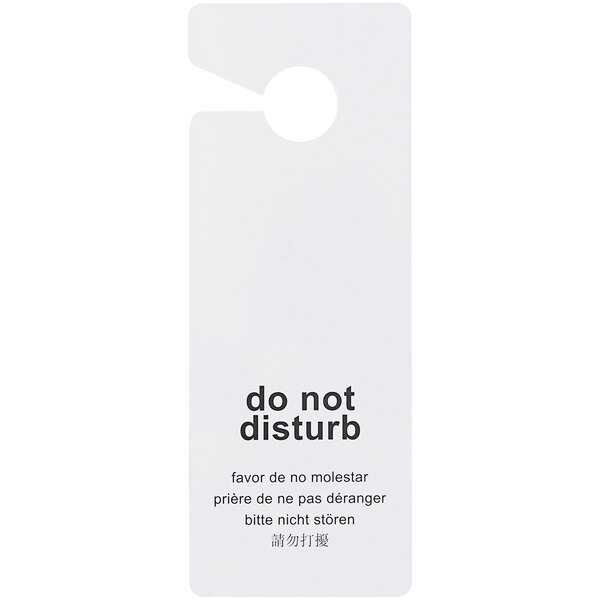 Novo Essentials Hotel Door Sign - Do Not Disturb / Please Make Up