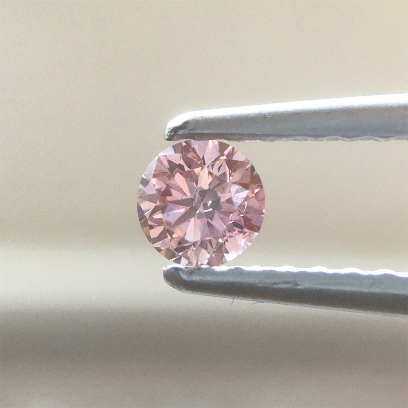 裸石 0.17ct Fancy Vivid Pink SI-2 中央宝石ソーティング付 - RECEPTION