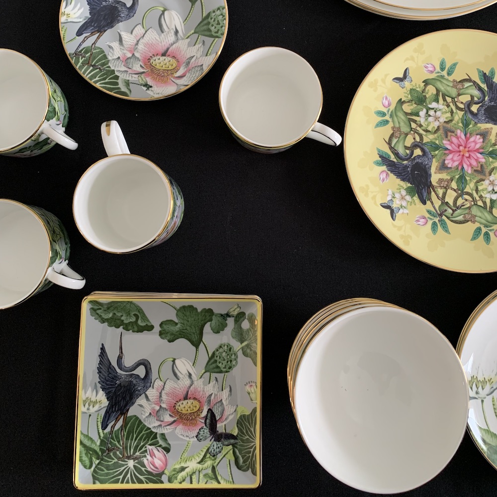 ワンダーラスト ウォーターリリー スクエアトレイ|WEDGWOOD公式