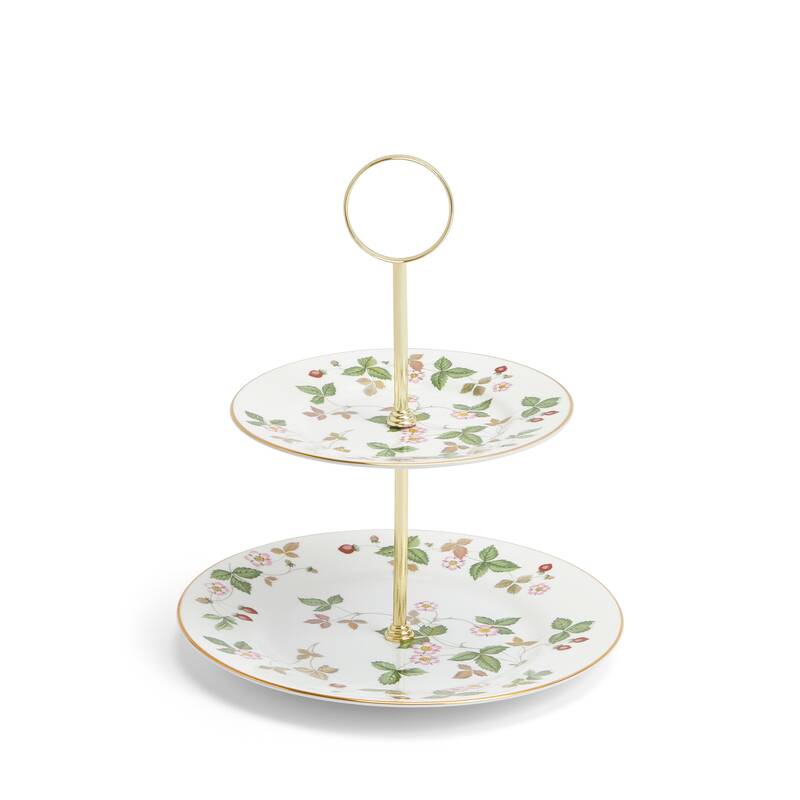 ワイルド ストロベリー 2段ケーキスタンド|WEDGWOOD公式オンラインストア