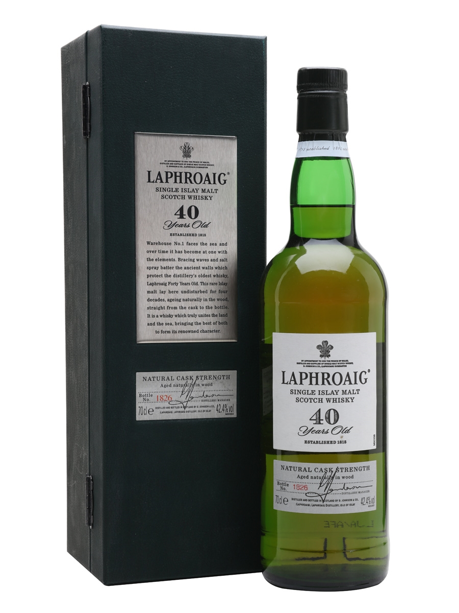 Laphroaig 40 年 | アイラ スコッチ ウイスキー: Whisky Marketplace