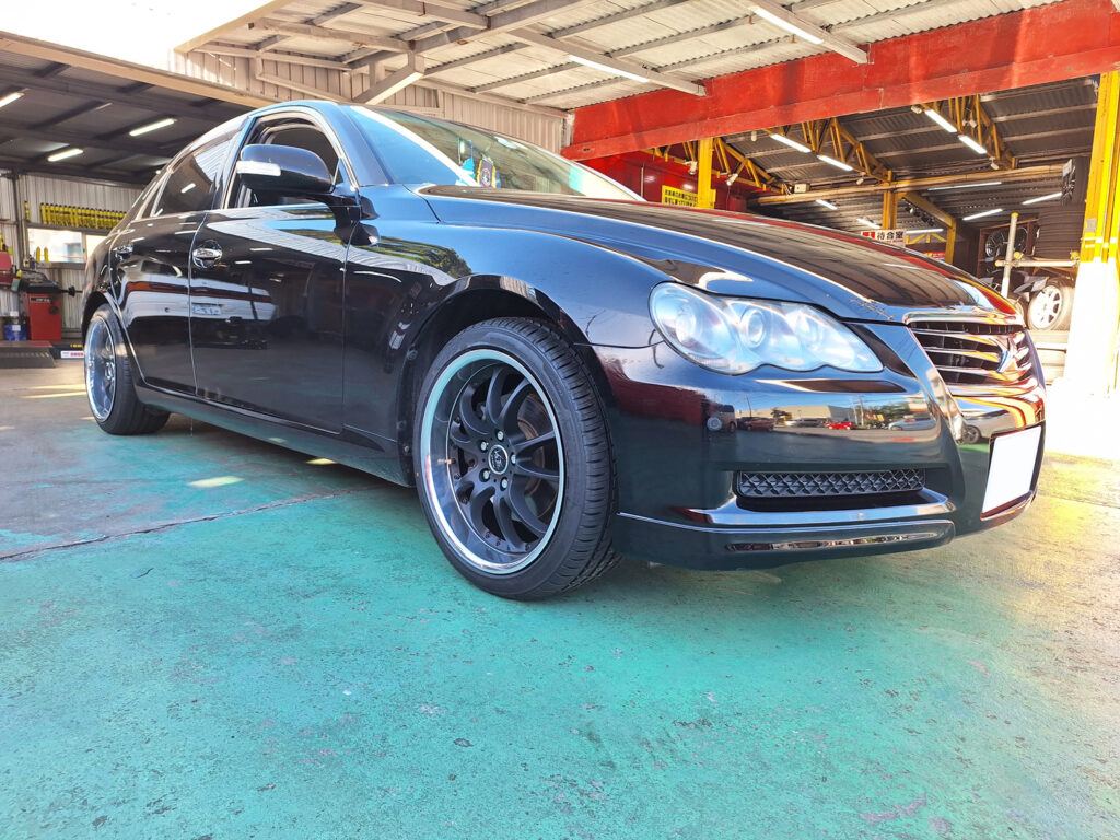 トヨタ マークX VOLTEC 18×8J+45/9J ZEETEX 225/40R18｜ホイール