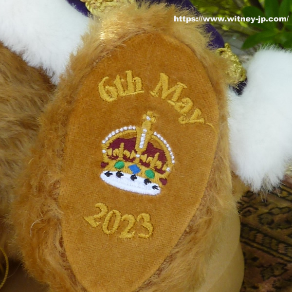 メリーソート チャールズ国王戴冠式記念テディベア メリーソート
