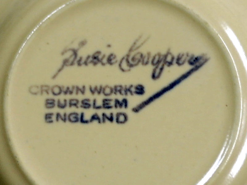 スージークーパー(Susie Cooper) ツートン カップ＆ソーサー4客セット