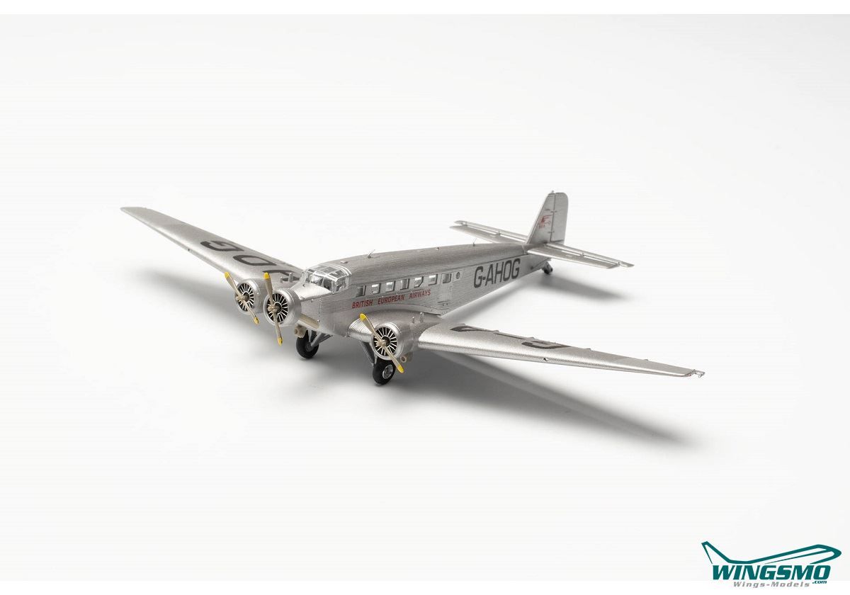 Herpa BEA Junkers JU-52 Jupiter G-AHOG 019422 | WINGSMO.com