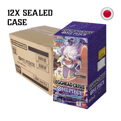 One Piece Card Game Sealed Case Egghead Crisis EB04 - JP - Wumpa Store