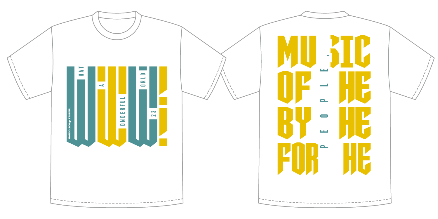 MONGOL800 ga FESTIVAL What a Wonderful World!!2023 POP UP SHOP!!