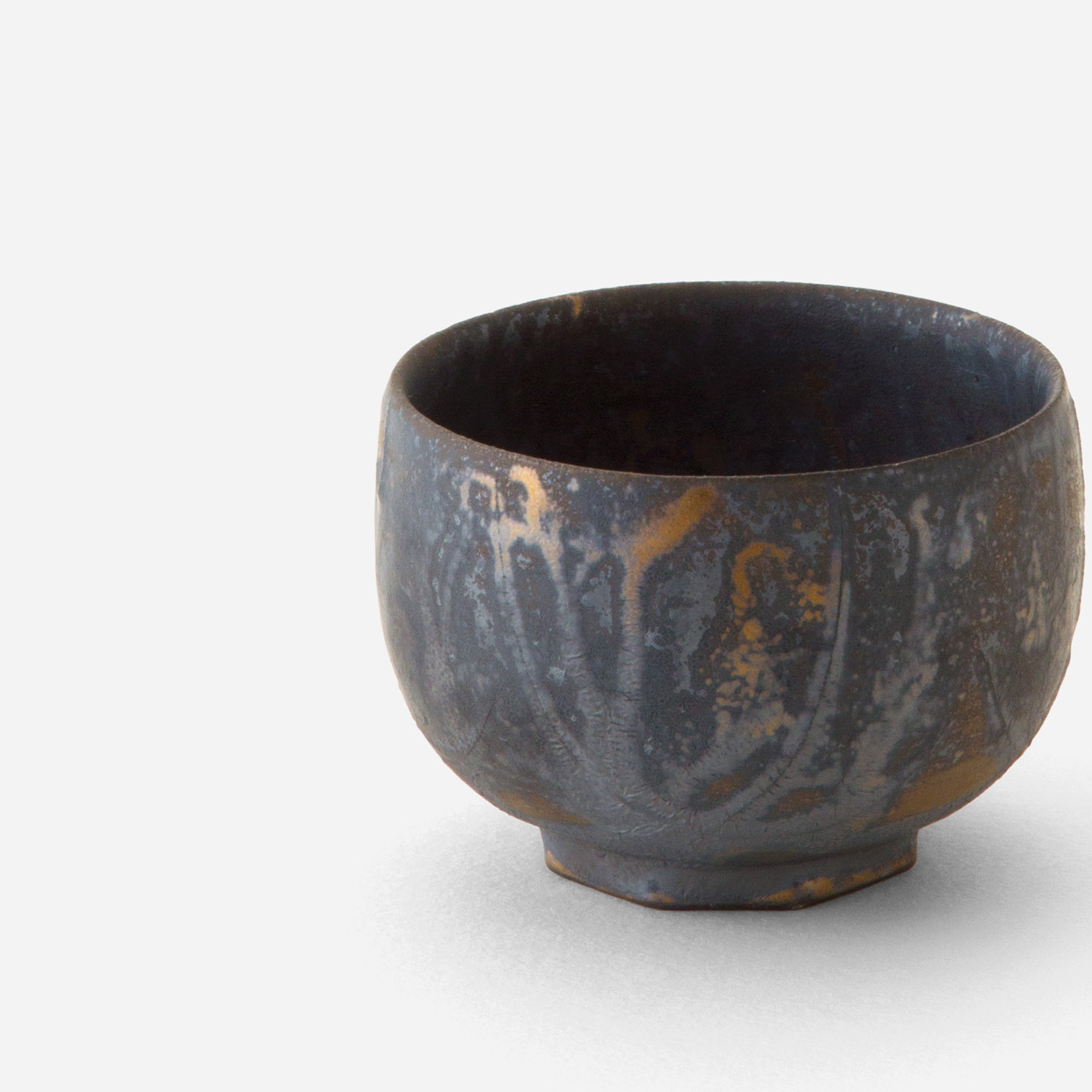 汲出し碗 黒窯変金彩 | 西川貞三郎商店