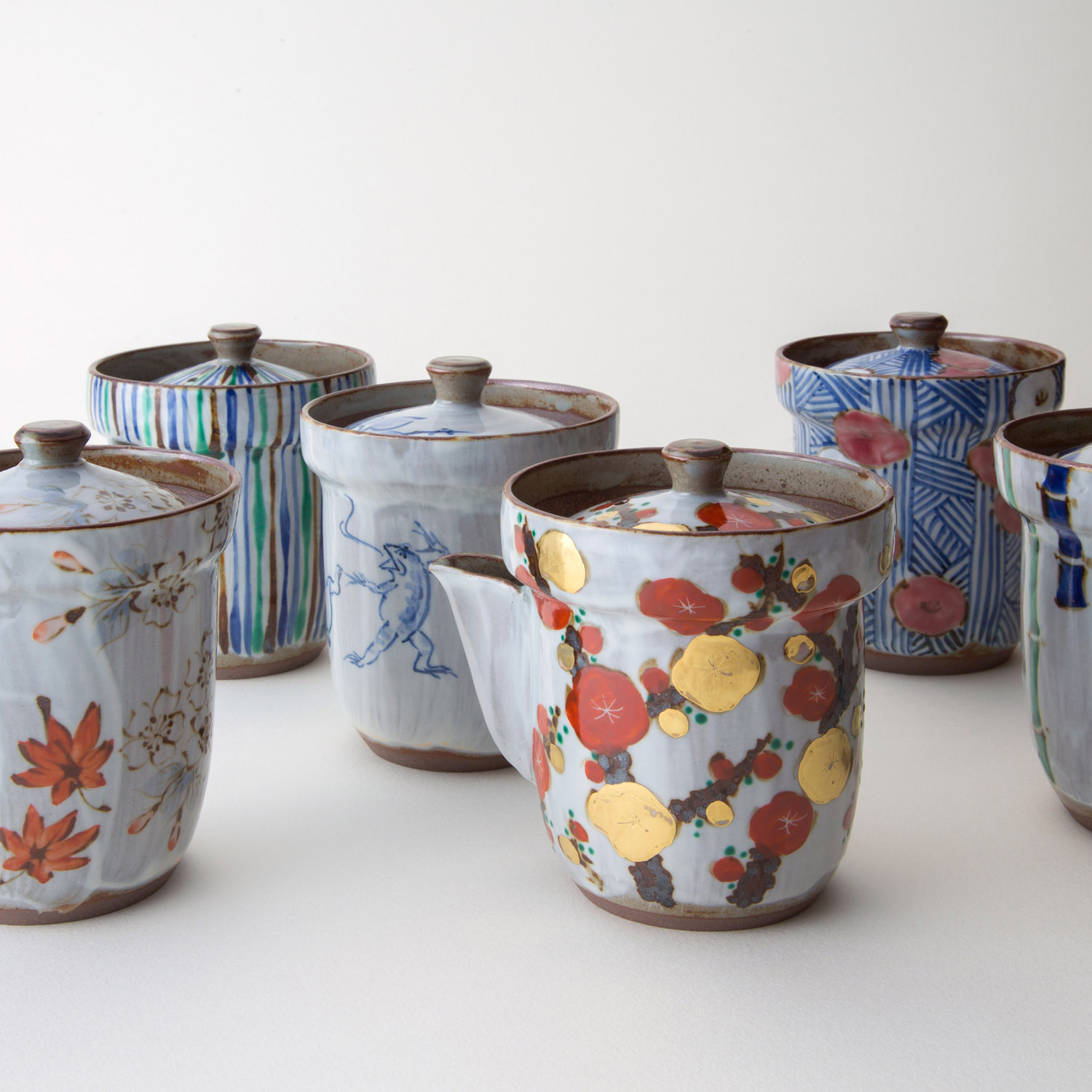 宝瓶 刷毛目彩竹林 | 西川貞三郎商店