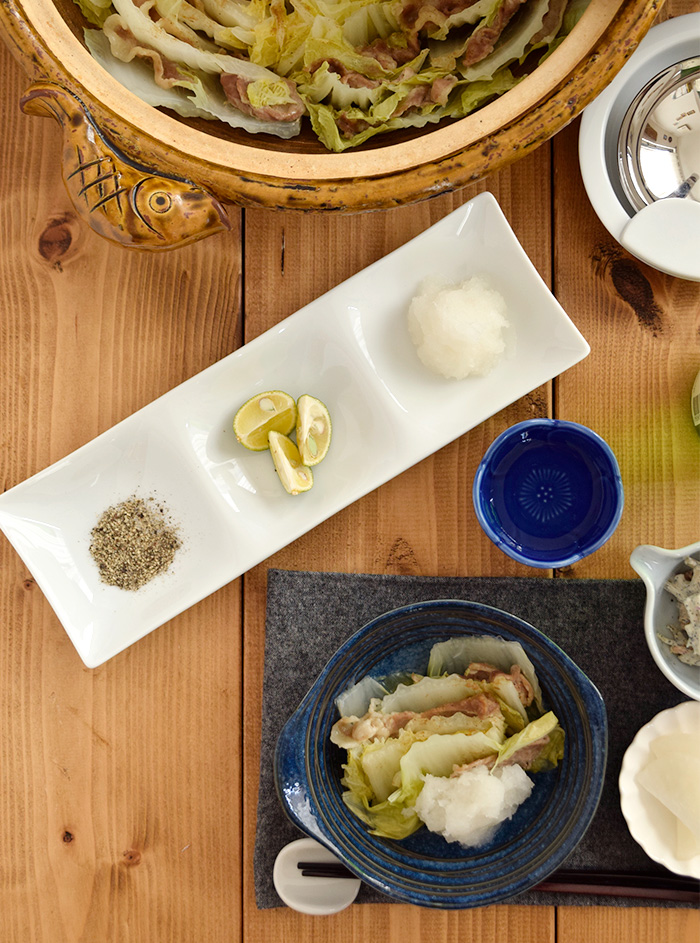 グッドデザイン賞受賞のおしゃれな仕切り皿。飲食店でも人気の器で