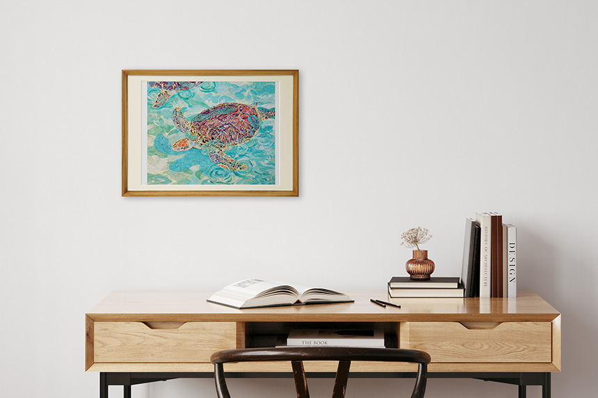 Yuko Kurihara 「浮遊」 A4 アートポスター CWプリント 〔アート