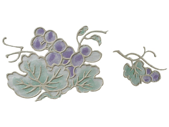 下絵転写紙 特盛 3色ぶどう グリーン | 陶芸ショップ.コム / 陶芸用品