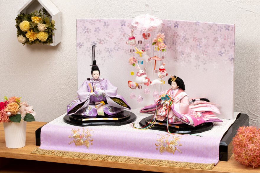 東玉の雛人形｜江戸時代の様式を現代風にアレンジ「優雅」シリーズ