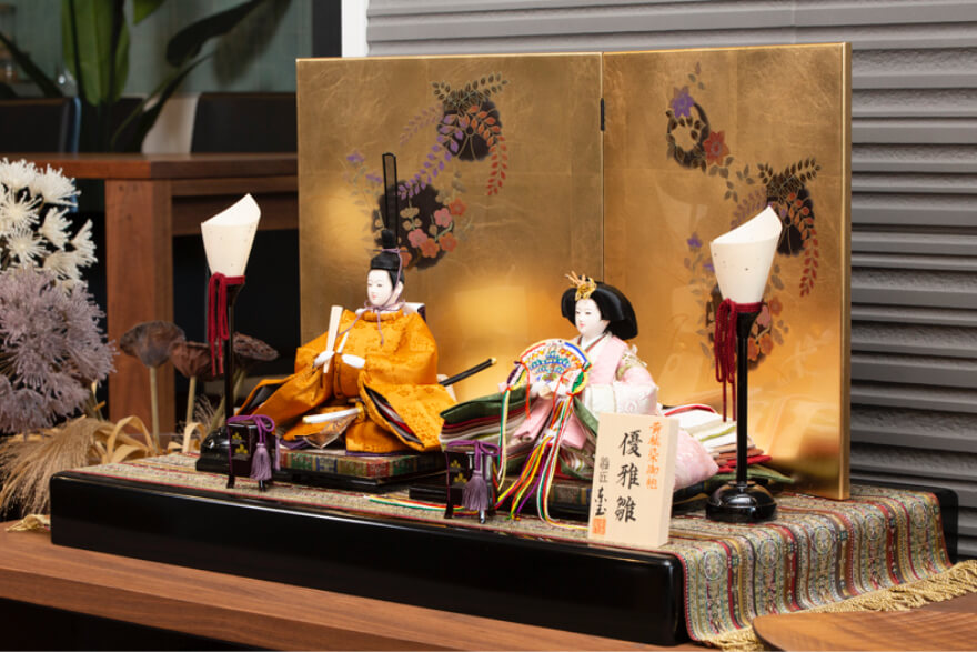 東玉の雛人形｜江戸時代の様式を現代風にアレンジ「優雅」シリーズ