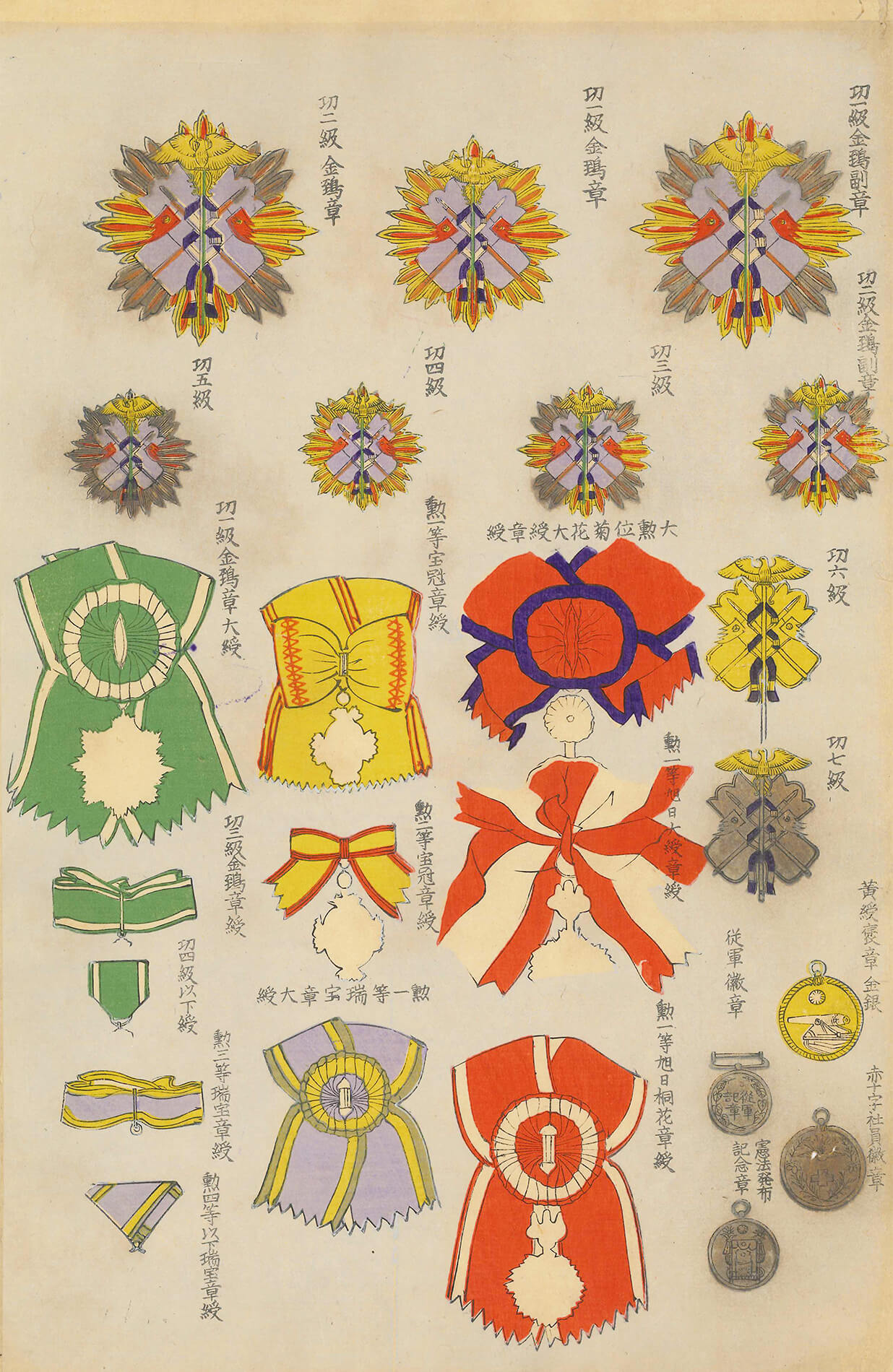 中澤年章 作 「大日本帝国勲章鏡」／ホームメイト