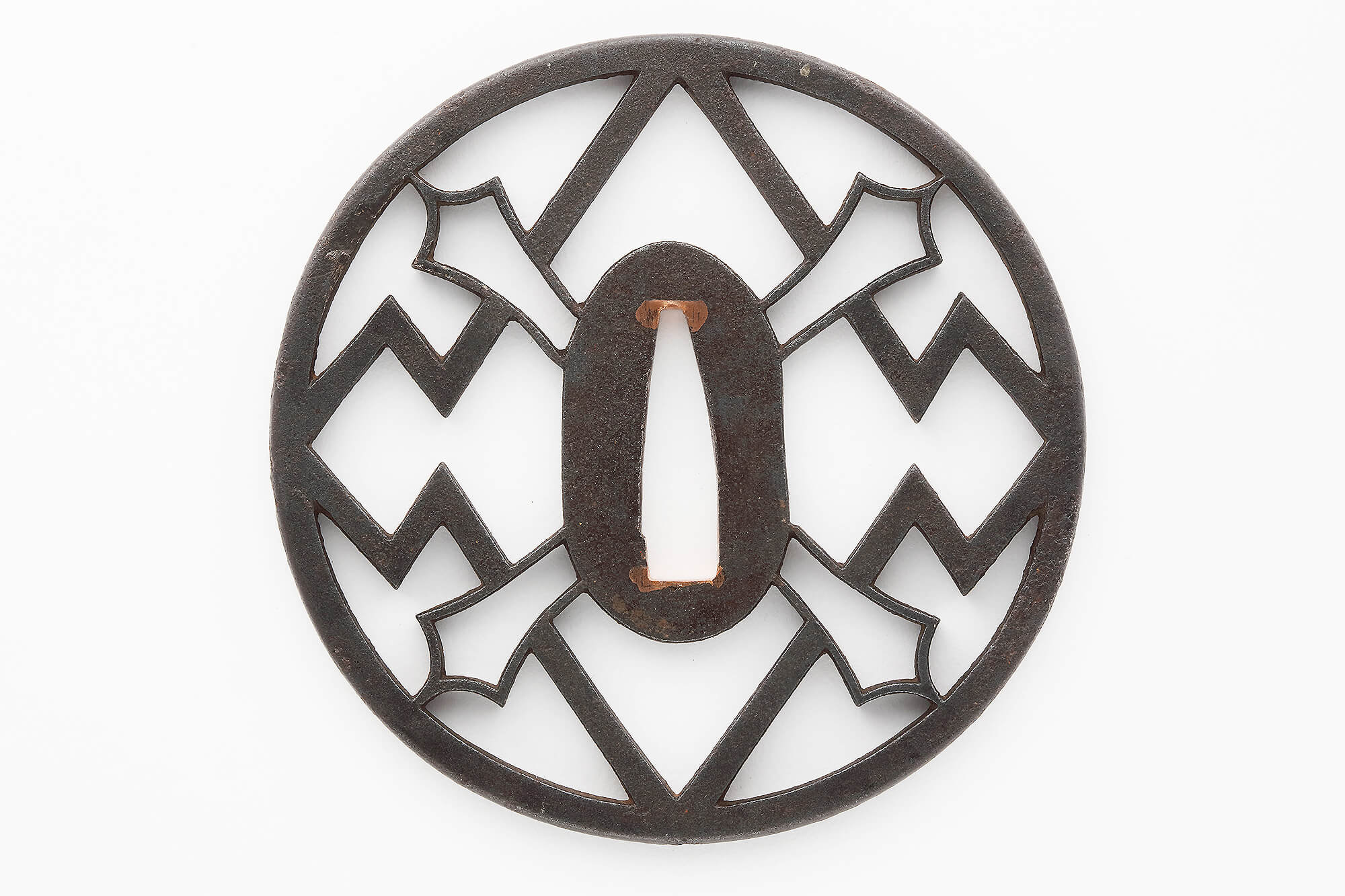 朱小物蒔絵鞘 打刀拵 鍔／ホームメイト