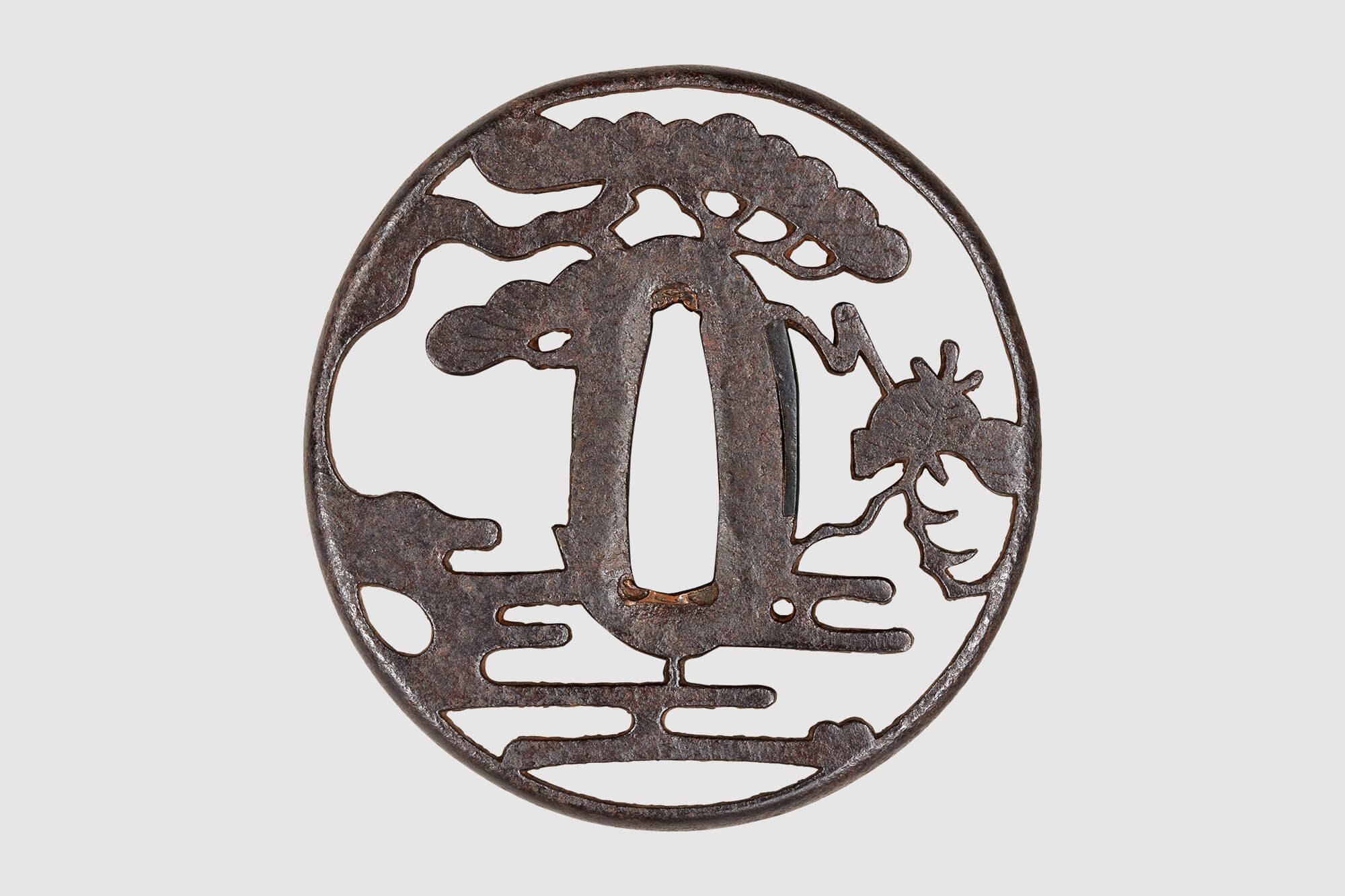 鉄地霞松透赤坂鍔／ホームメイト