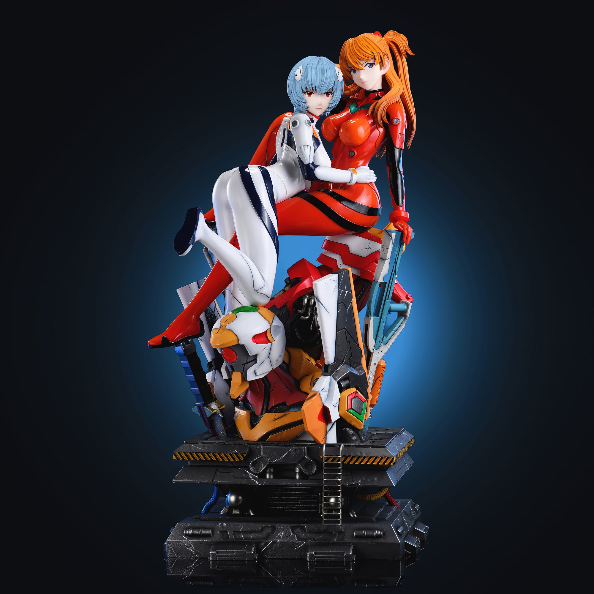 新世紀エヴァンゲリオン 式波・アスカ・ラングレー 綾波 レイ 1/4