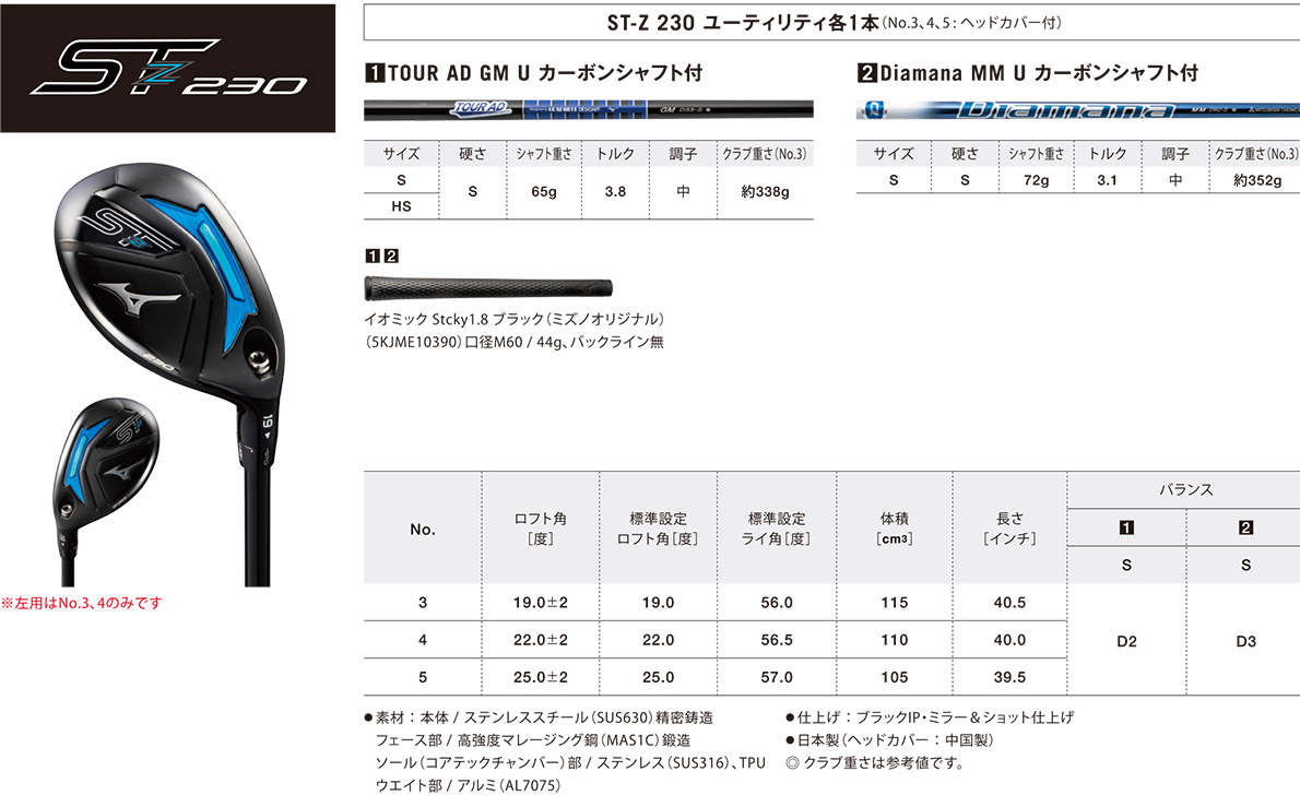 Mizuno ST-Z 230 Left Handed Utility