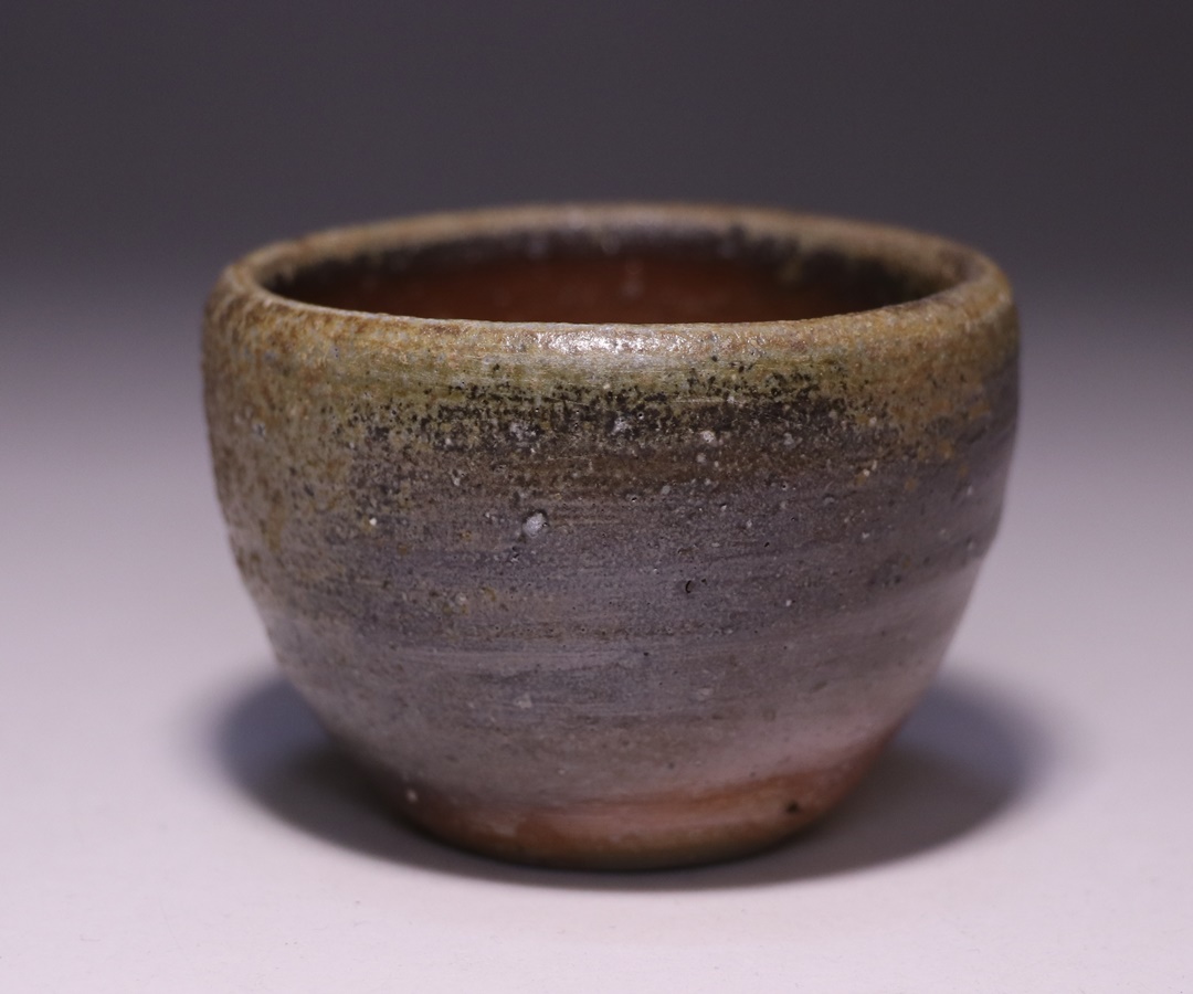 岡山県重要無形文化財 藤原建 備前焼 茶盌 合箱合布 抹茶碗 抹茶茶碗